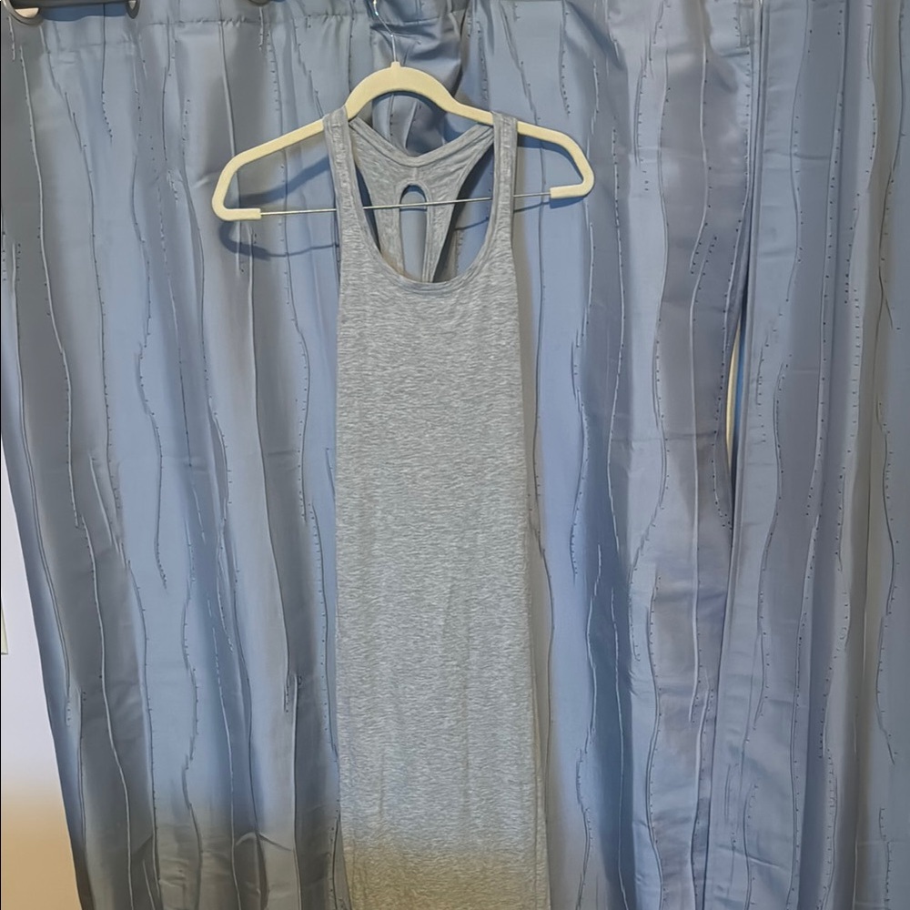 Lulu Heather Gray Maxi Dress
